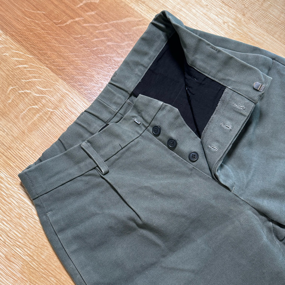 Olive Pleat Pant - Picture 3 of 3